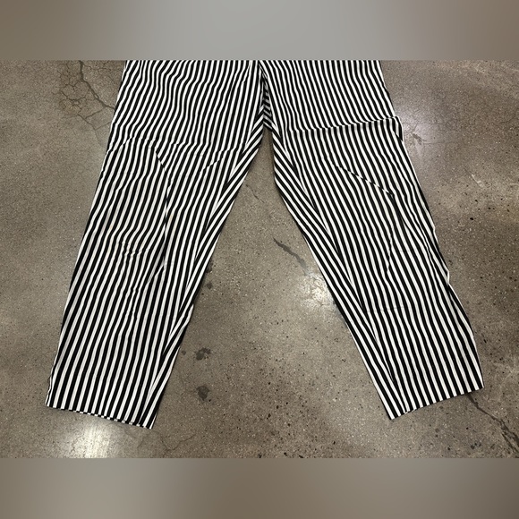 Zara High Waisted Striped Pant - Picture 4 of 9